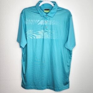 PGA Tour Pro Series Athletic Fit Golf Polo Large